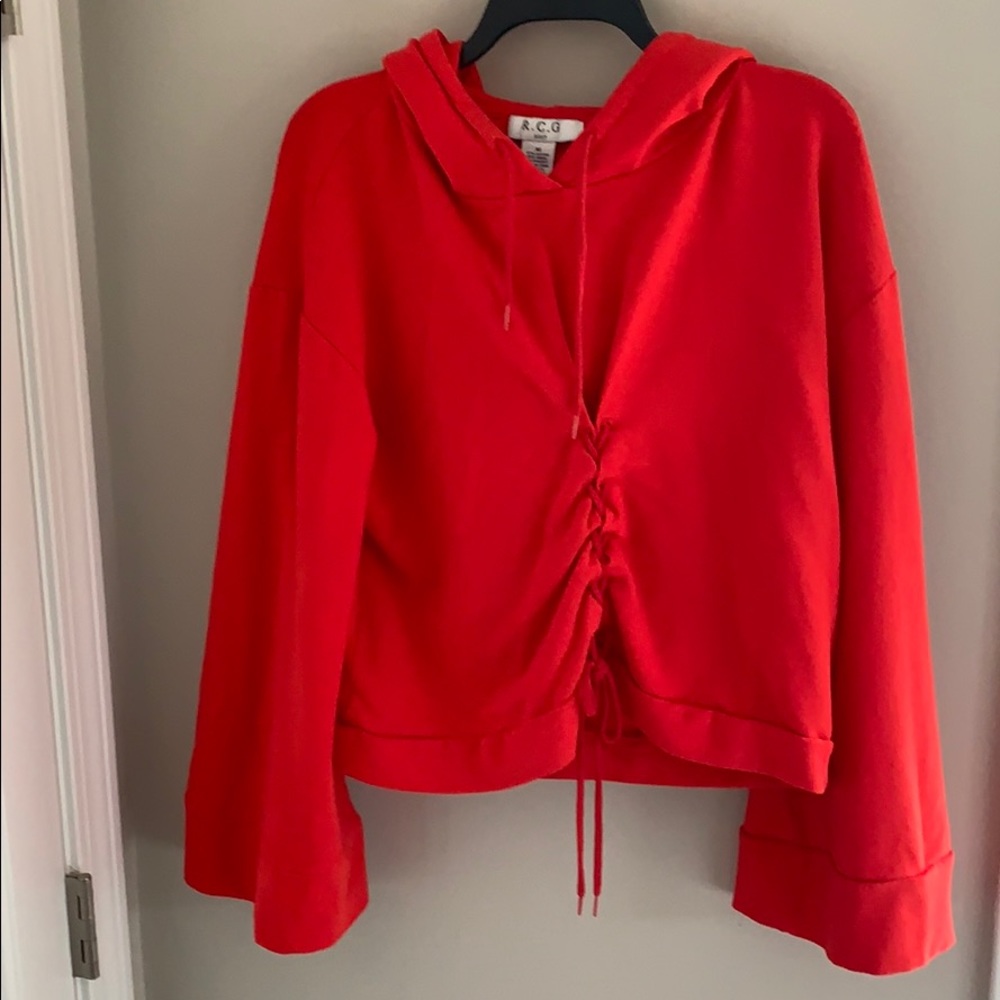 Crop R.C.G Corset waist hoodie
